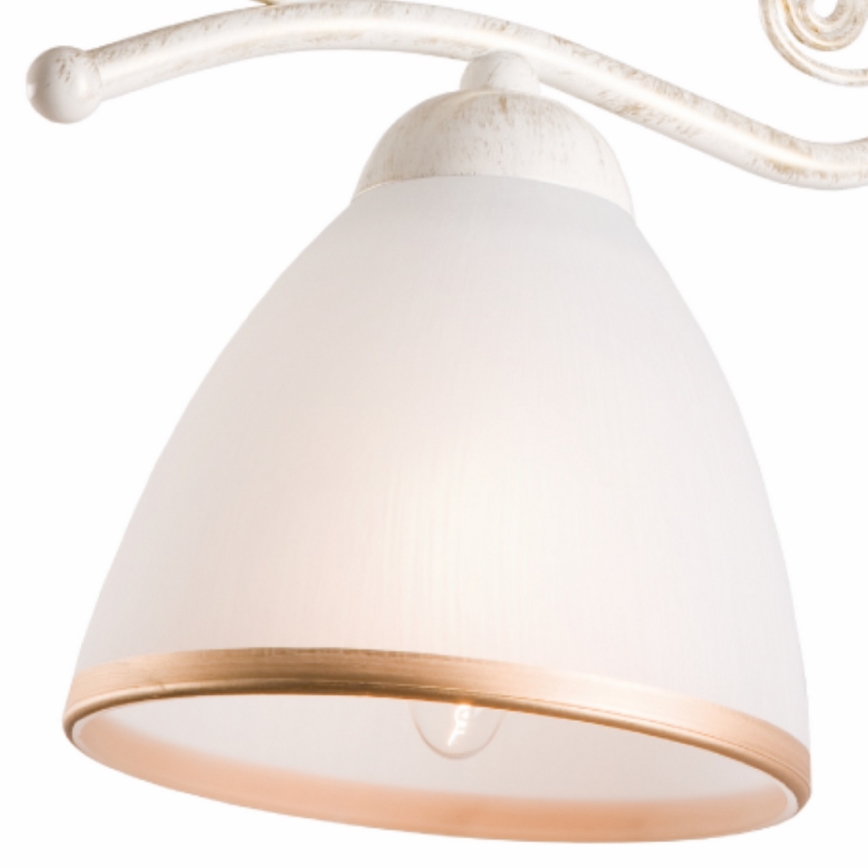 Wandlamp RETRO II 1xE27/60W/230V wit patina