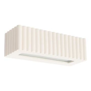 Wandlamp RIGATA 1xE27/15W/230V keramiek/crèmekleurig