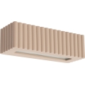 Wandlamp RIGATA 1xE27/15W/230V keramiek/taupe