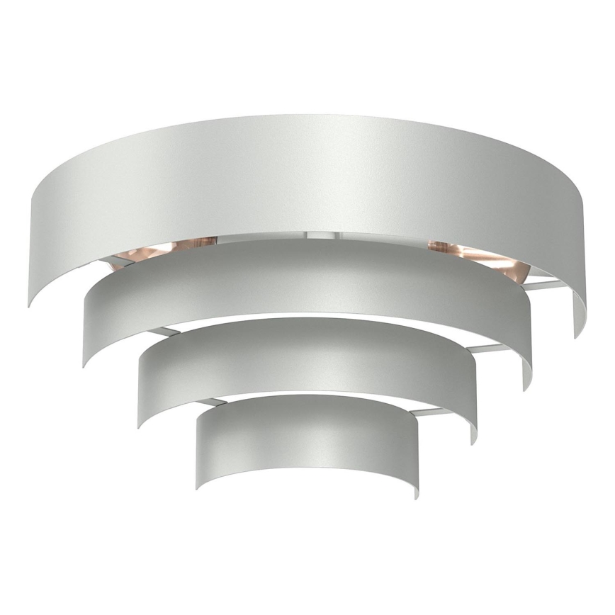 Wandlamp RINGS 2xE27/15W/230V glanzend chroom
