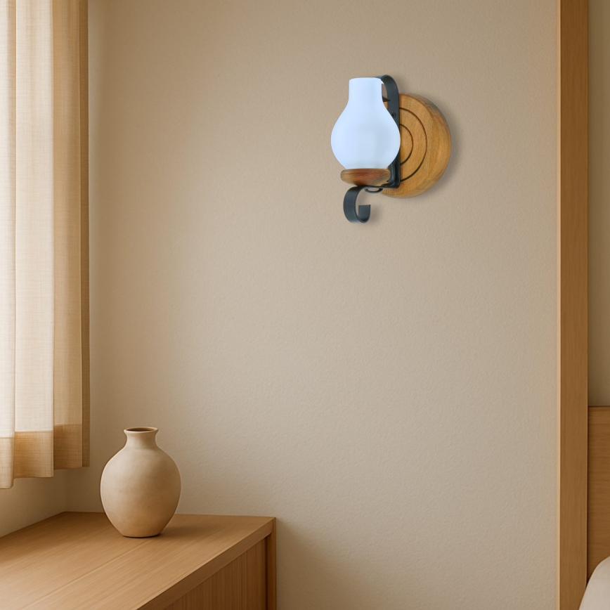 Wandlamp ROATA 1xE14/40W/230V beuken - FSC gecertificeerd