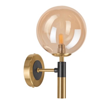 Wandlamp ROLLO 1xG9/5W/230V goud/gerookt beige