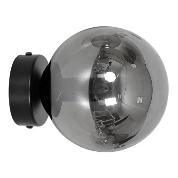 Wandlamp ROSSI 1xE14/10W/230V zwart/grijs