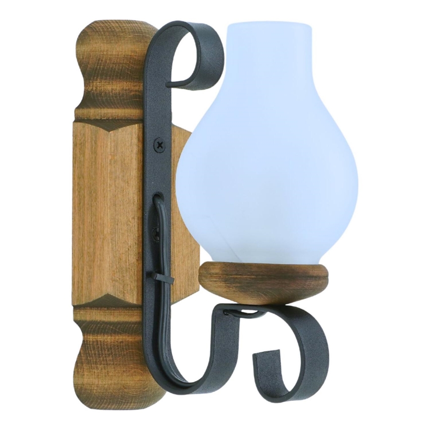 Wandlamp RUSTIC 1xE14/40W/230V beuken