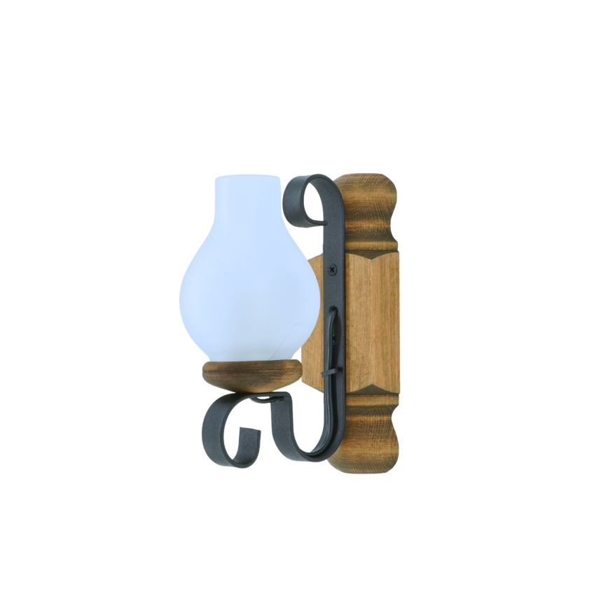 Wandlamp RUSTIC 1xE14/40W/230V beuken