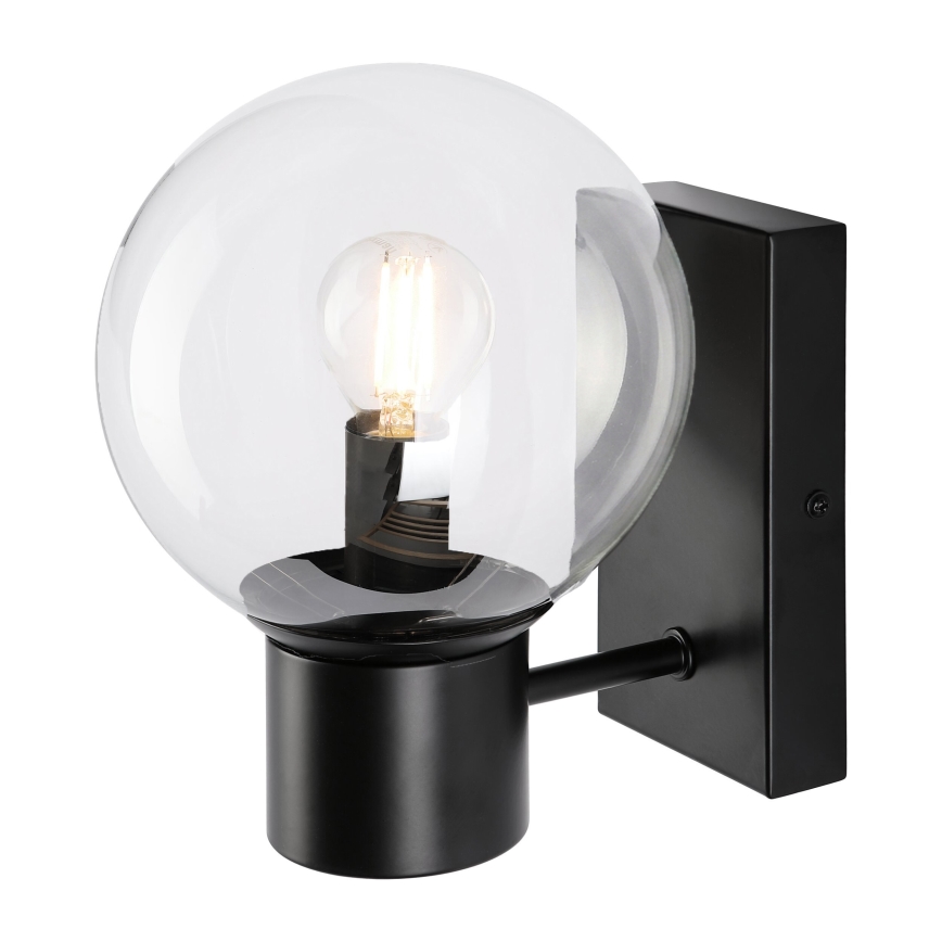 Wandlamp SFERIO 1xE14/5W/230V zwart/helder