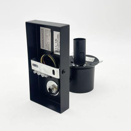 Wandlamp SFERIO 1xE14/5W/230V zwart/helder