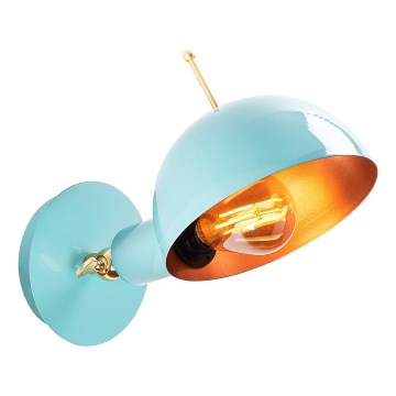 Wandlamp SIVANI 1xE27/40W/230V blauw