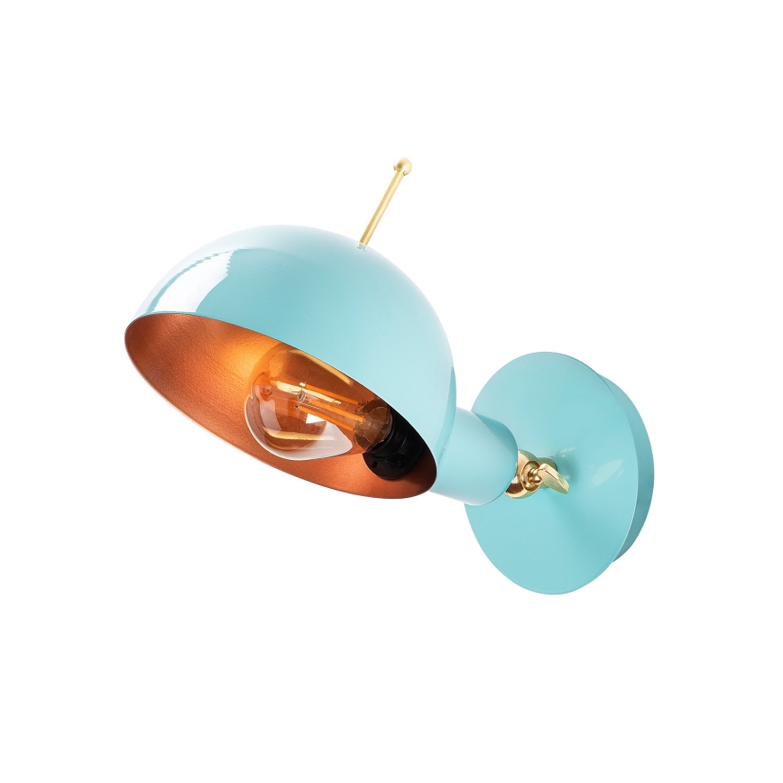 Wandlamp SIVANI 1xE27/40W/230V blauw