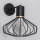Wandlamp SOLANO 1xE27/15W/230V zwart/goud