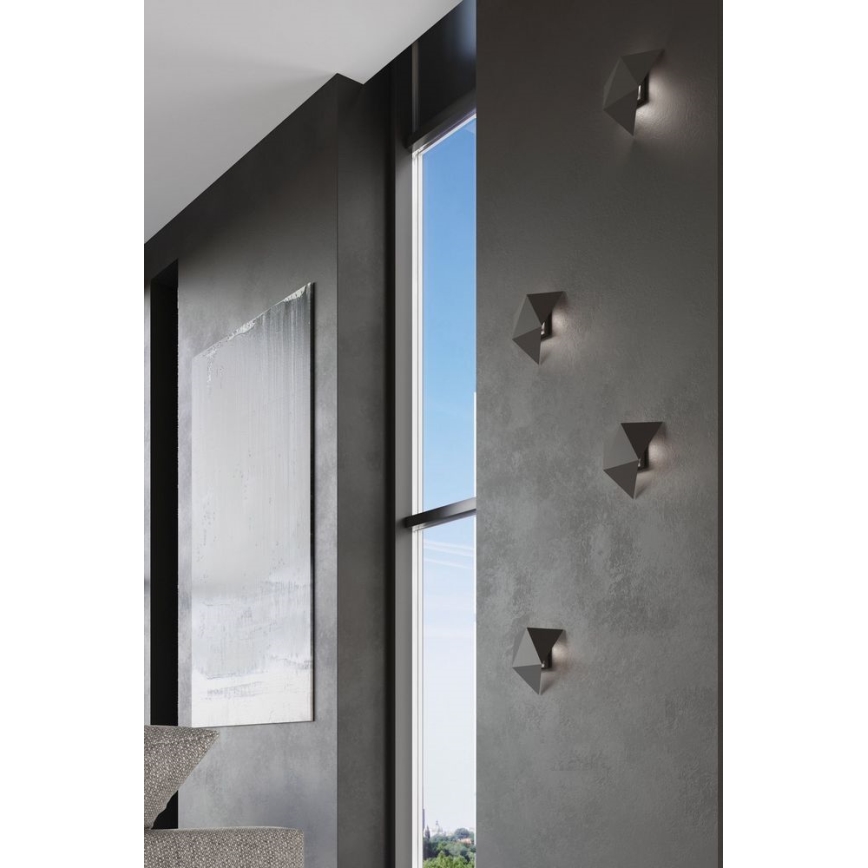 Wandlamp SOLIDO 2xG9/40W/230V zwart