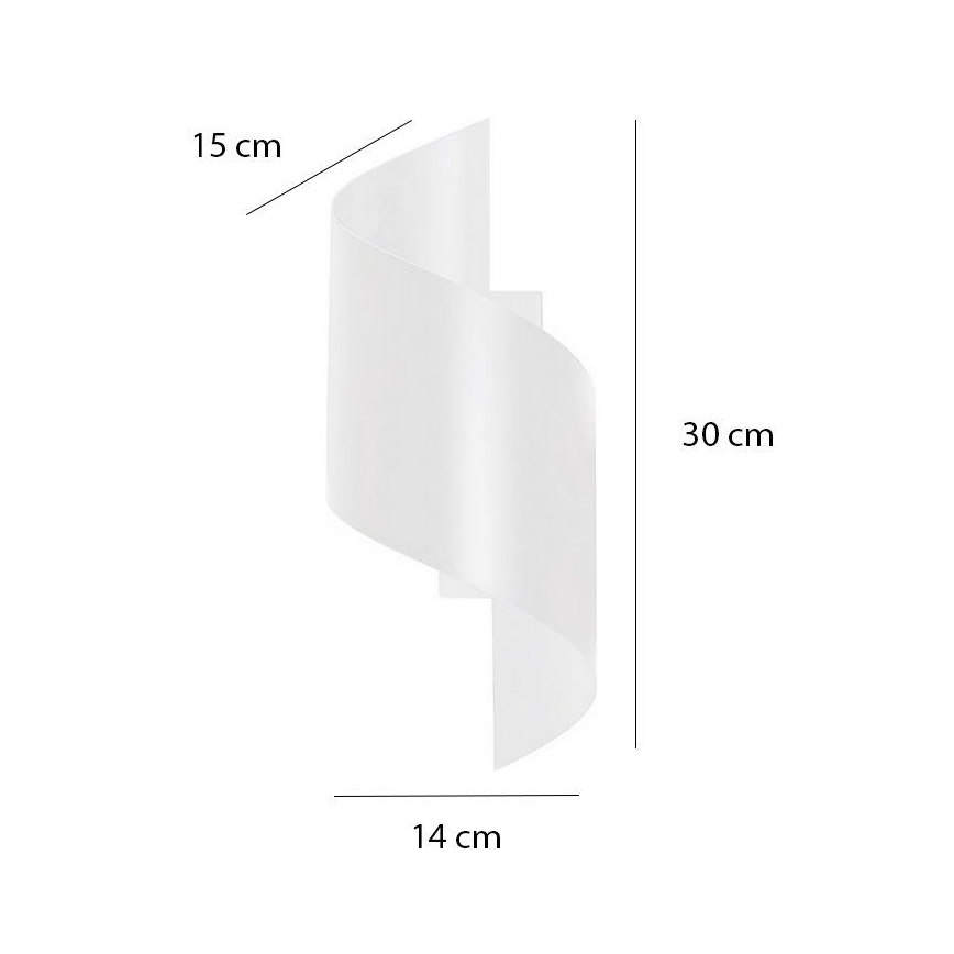Wandlamp SPINER 1xG9/8W/230V wit