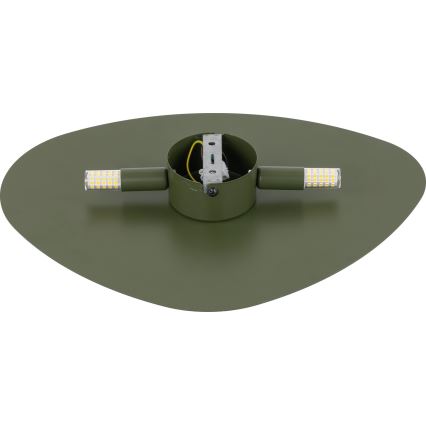 Wandlamp STONE 2xG9/8W/230V 30x39 cm groen