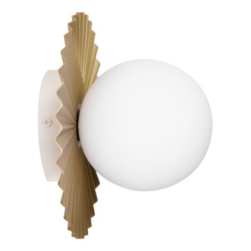 Wandlamp SUNPLISS 1xG9/10W/230V Ø 20 cm goud/crème