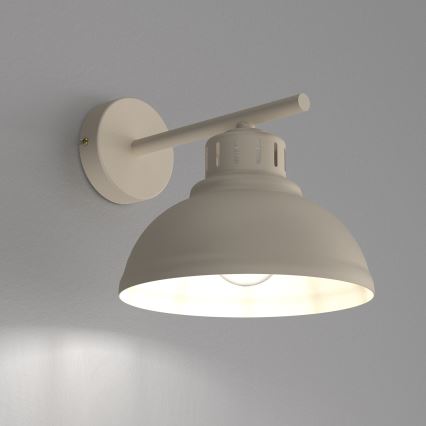 Wandlamp SVEN 1xE27/15W/230V beige
