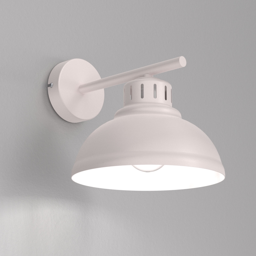 Wandlamp SVEN 1xE27/15W/230V crèmekleurig