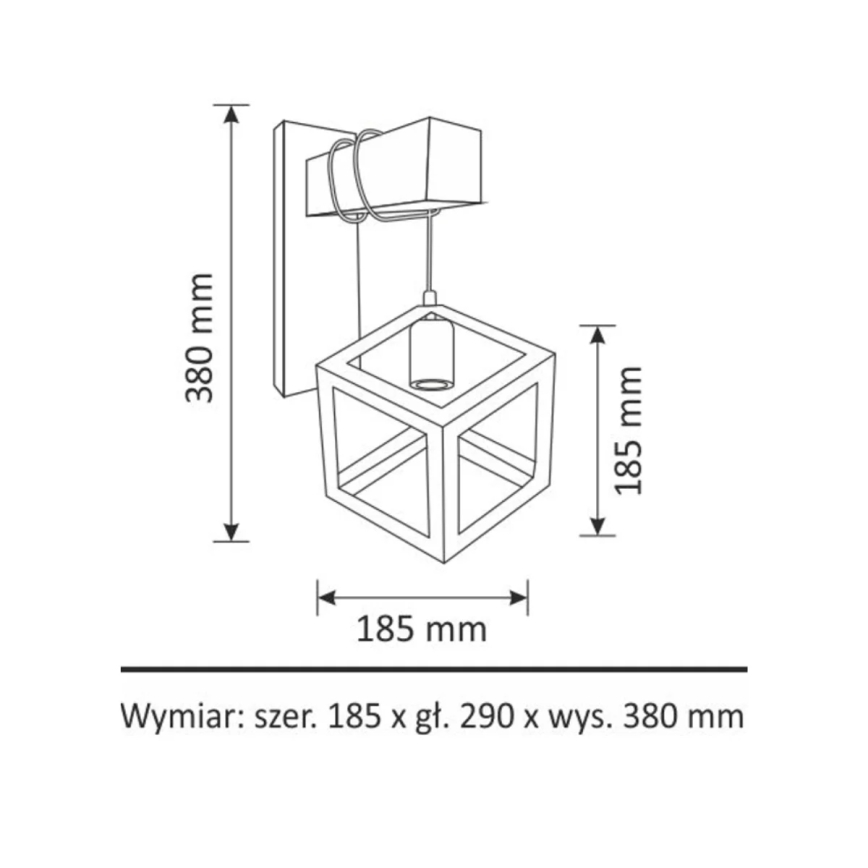 Wandlamp SWEDEN 1xE27/20W/230V