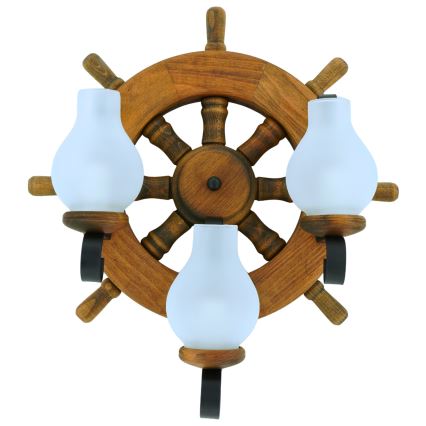 Wandlamp TIMONA 3xE14/40W/230V beuken