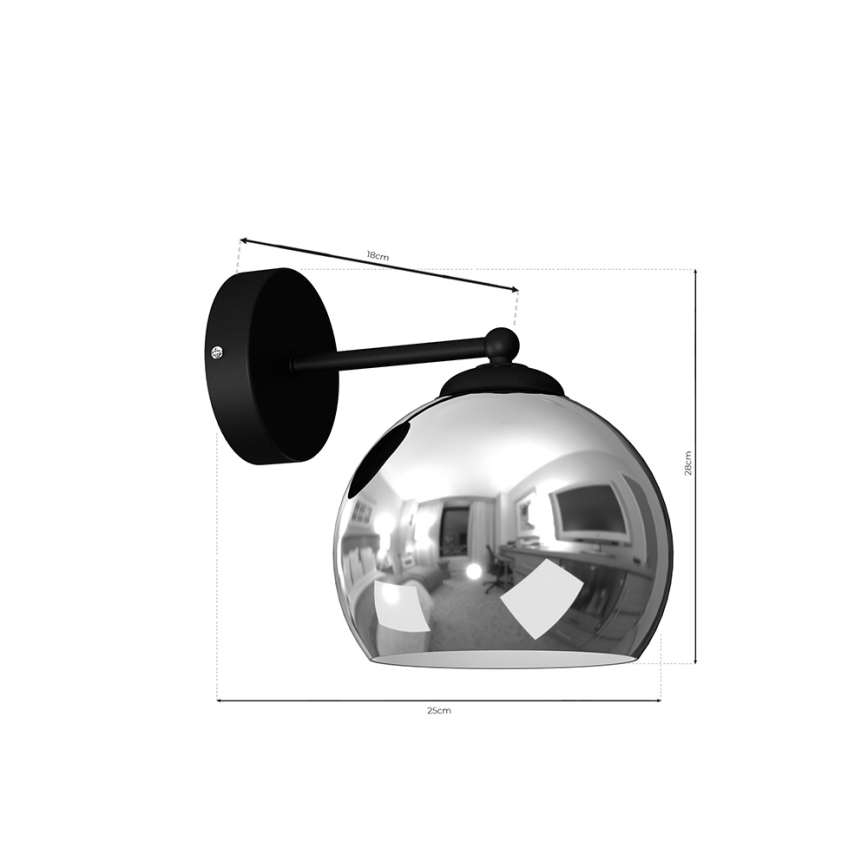 Wandlamp TORO 1xE27/60W/230V