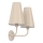 Wandlamp TORTOLA 2xE14/15W/230V beige