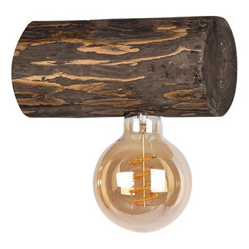Wandlamp TRABO 1xE27/25W/230V dennenhout