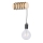 Wandlamp TRABO 1xE27/60W/230V grenen