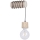 Wandlamp TRABO 1xE27/60W/230V grenen