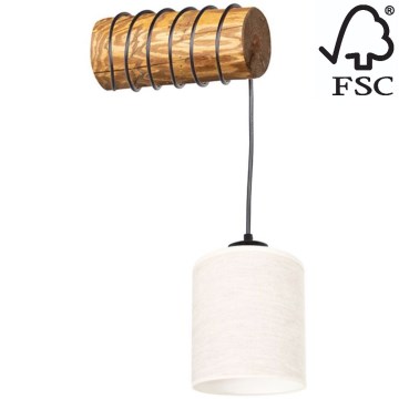 Wandlamp TRENO 1xE27/25W/230V Dennenboom – FSC gecertificeerd