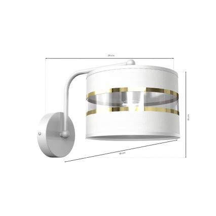 Wandlamp ULTIMO 1xE27/60W/230V wit