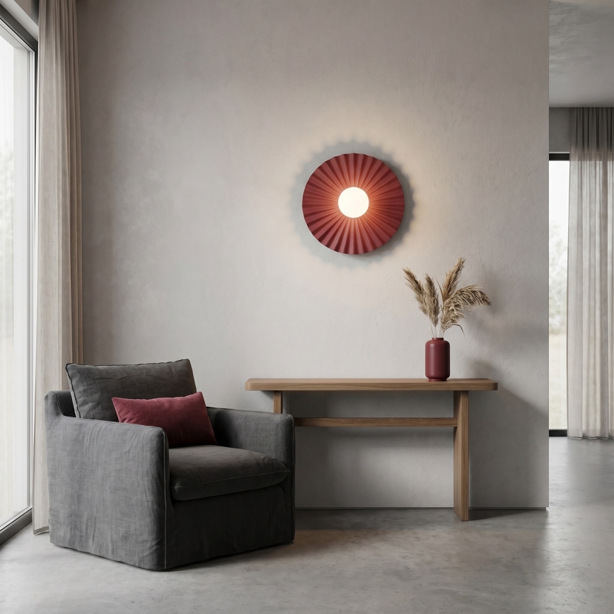 Wandlamp UMBRA 1xG9/8W/230V rood