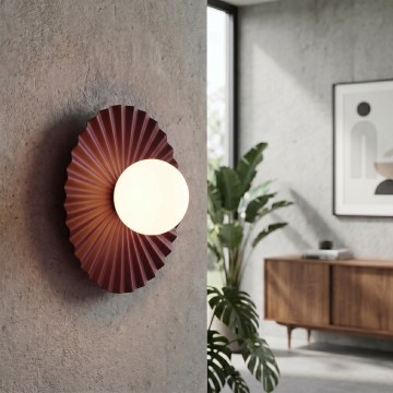 Wandlamp UMBRA 1xG9/8W/230V rood