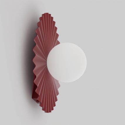 Wandlamp UMBRA 1xG9/8W/230V rood
