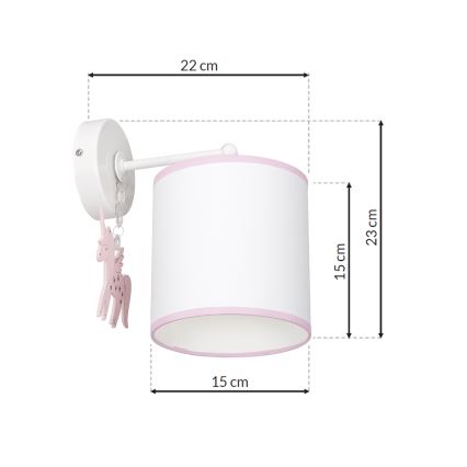 Wandlamp UNI 1xE27/60W/230V