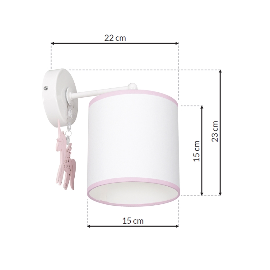 Wandlamp UNI 1xE27/60W/230V