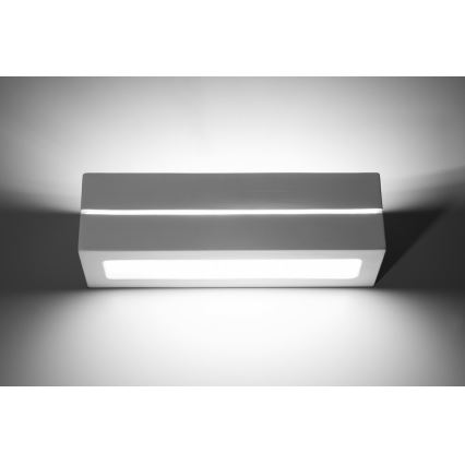 Wandlamp VEGA LINE 1xE27/60W/230V wit