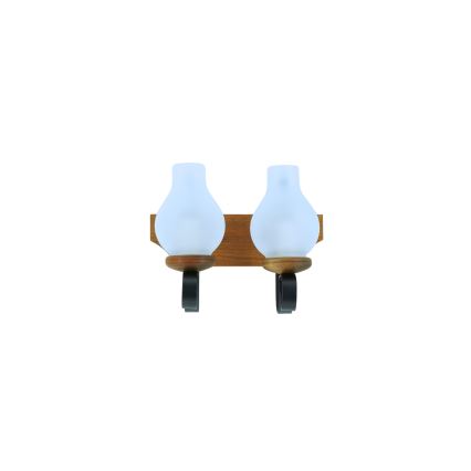 Wandlamp VELA 2xE14/40W/230V beuken - FSC gecertificeerd