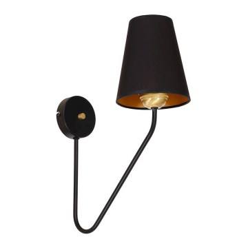 Wandlamp VICTORIA 1xE27/60W/230V zwart