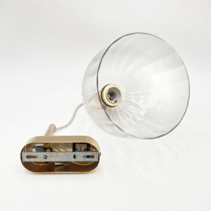 Wandlamp VIVE 1xE27/15W/230V goudkleurig