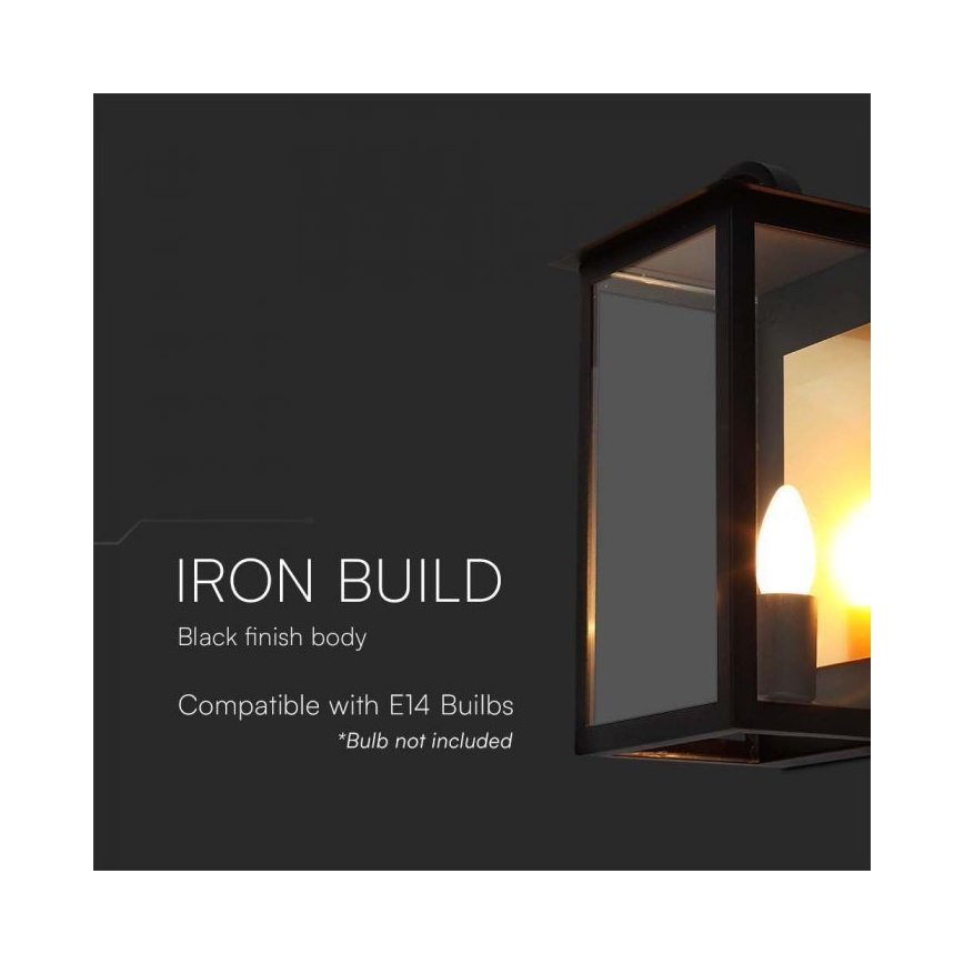 Wandlamp voor buiten 1xE14/30W/230V IP65