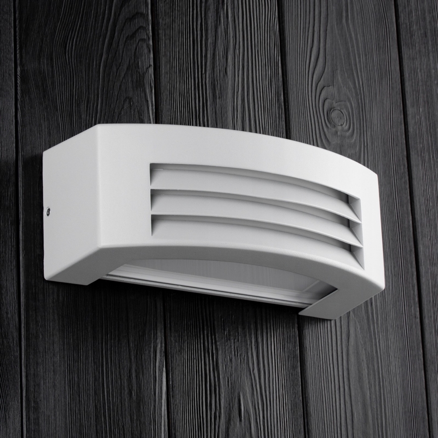 Wandlamp voor buiten 1xE27/14W/230V IP54 grijs
