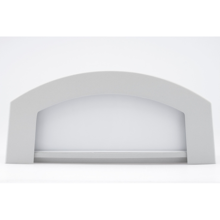 Wandlamp voor buiten 1xE27/14W/230V IP54 grijs