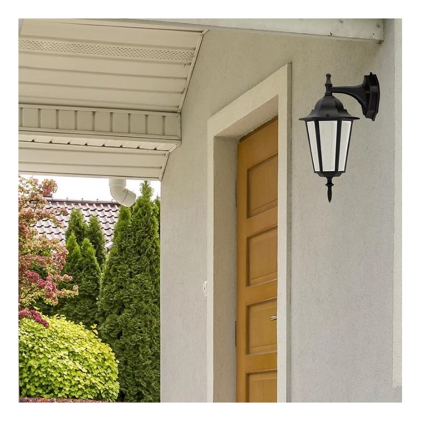 Wandlamp voor buiten 1xE27/20W/230V IP43 zwart