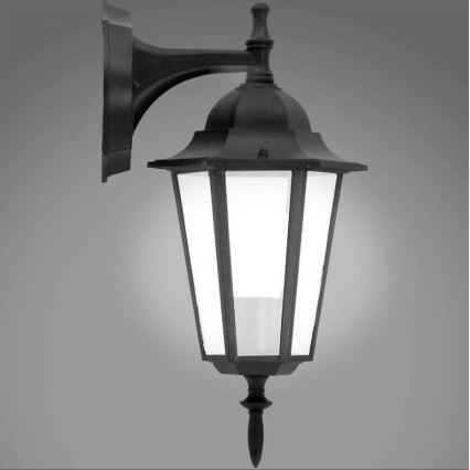 Wandlamp voor buiten 1xE27/20W/230V IP43 zwart