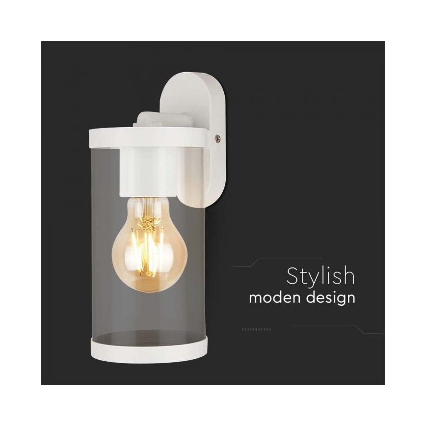 Wandlamp voor buiten 1xE27/60W/230V IP44 wit