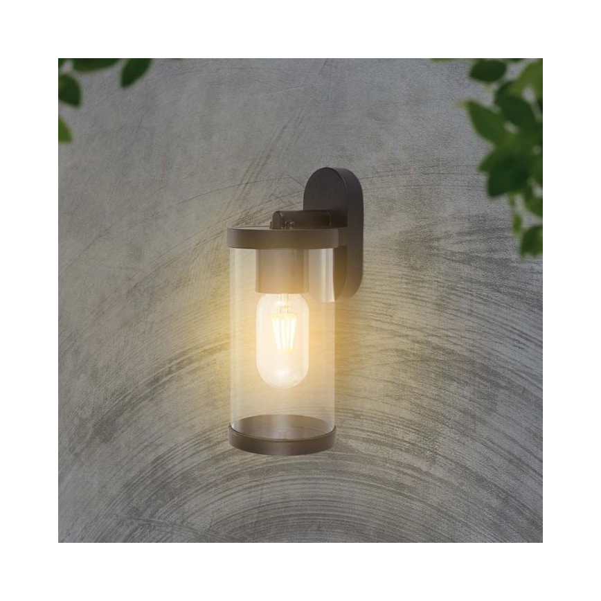 Wandlamp voor buiten 1xE27/60W/230V IP44 zwart