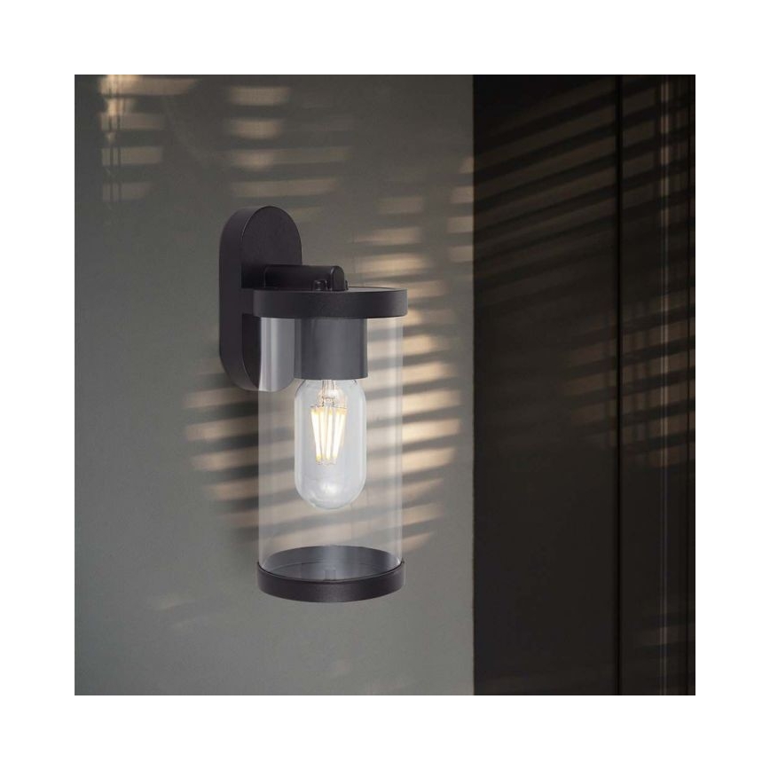 Wandlamp voor buiten 1xE27/60W/230V IP44 zwart