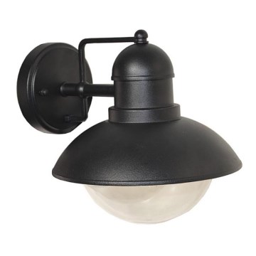 Wandlamp voor buiten ADDA 1xE27/60W/230V IP44 zwart