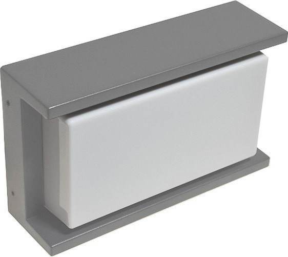 Wandlamp voor buiten ARAGO 1xE27/60W/230V IP54 grijs