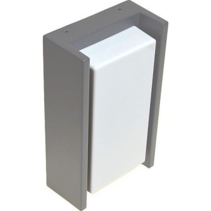 Wandlamp voor buiten ARAGO 1xE27/60W/230V IP54 grijs