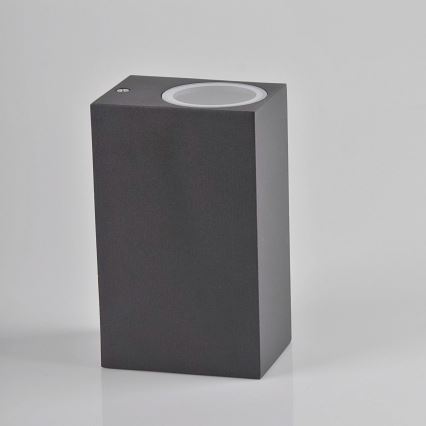 Wandlamp voor buiten BOSTON 2xGU10/10W/230V antraciet